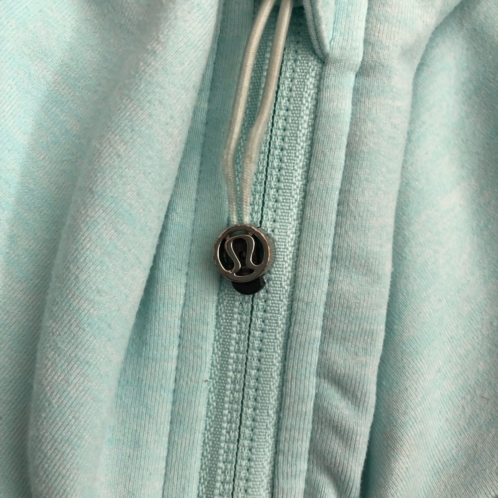 Lululemon in stride jacket aquamarine A2 Womens Size 6 - Picture 4 of 7